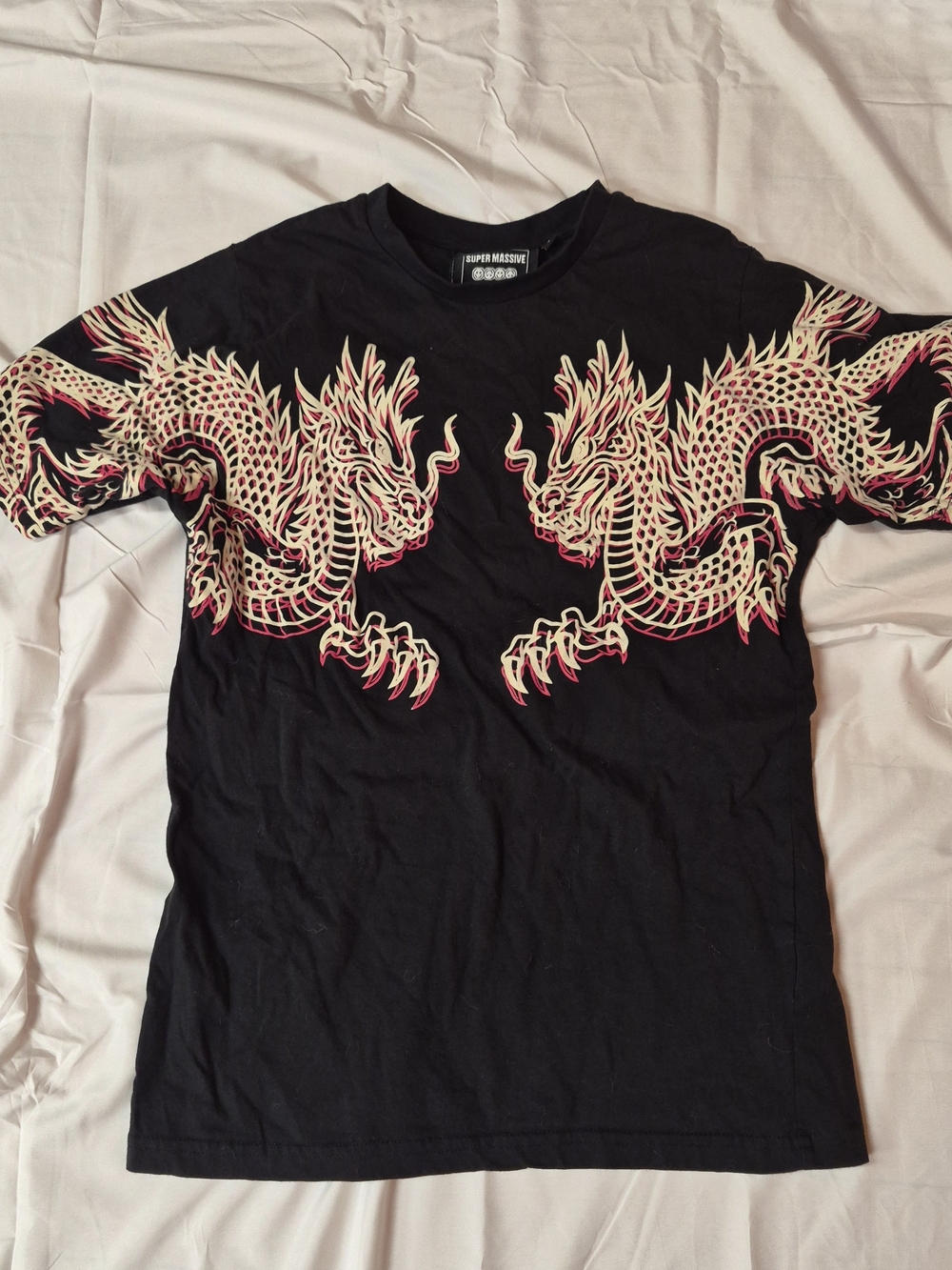 Super Massive Brand Men's Size Sm Dragon Shirt